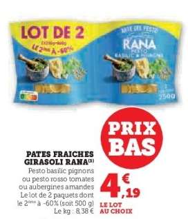 Pâtes Fraîches Girasoli Rana