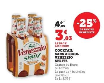 COCKTAIL SANS ALCOOL VENEZZIO SPRITZ