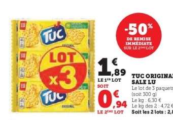 TUC Original Salé LU