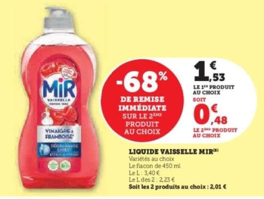 LIQUIDE VAISSELLE MIR