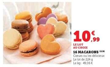 16 Macarons