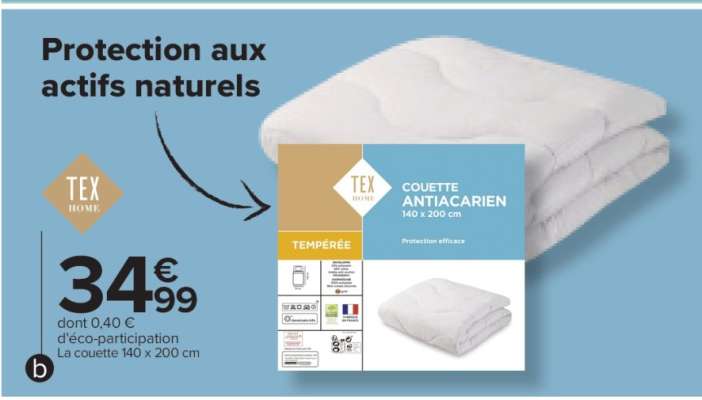 Couette Antiacarien