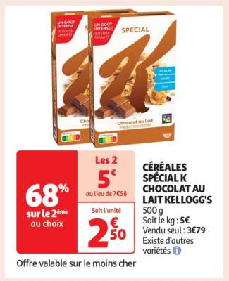 Céréales Special K Chocolat Au Lait Kellogg's