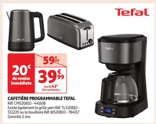 Cafetière Programmable Tefal
