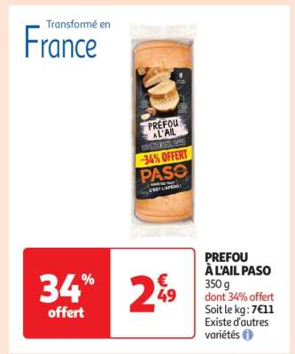 Préfou à l'ail PASO
