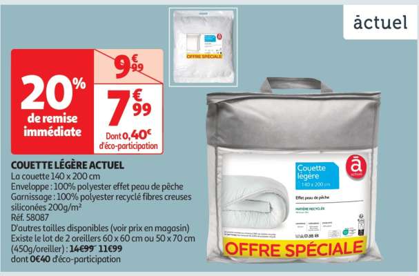 Couette Légère Actuel