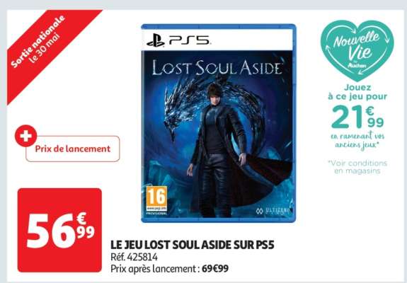LE JEU LOST SOUL ASIDE SUR PS5