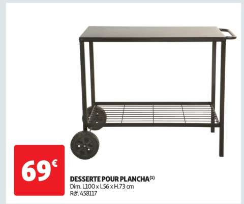 DESSERTE POUR PLANCHA