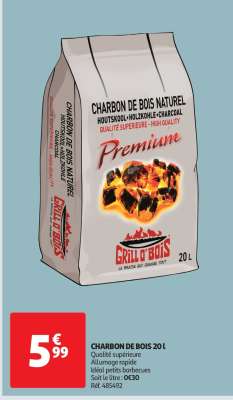 CHARBON DE BOIS 20L