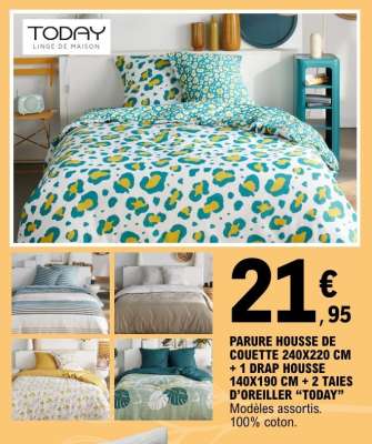 Parure housse de couette