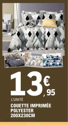 COUETTE IMPRIMÉE POLYESTER