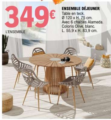 ENSEMBLE DÉJEUNER