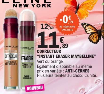 CORRECTEUR “INSTANT ERASER MAYBELLINE”
