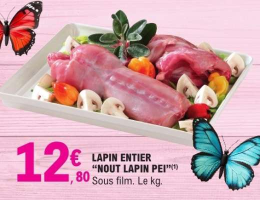 LAPIN ENTIER "NOUT LAPIN PEI"