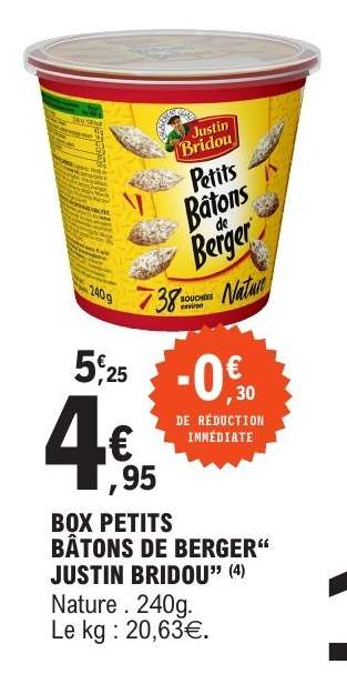 BOX PETITS BÂTONS DE BERGER JUSTIN BRIDOU