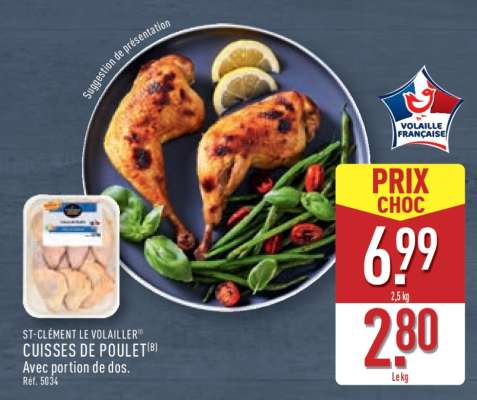 ST-CLÉMENT LE VOLAILLER CUISSES DE POULET