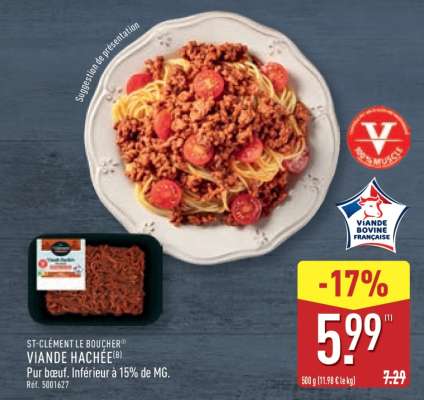 ST-CLÉMENT LE BOUCHER® VIANDE HACHÉE
