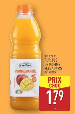 RIO D'ORO® PUR JUS DE POMME MANGUE