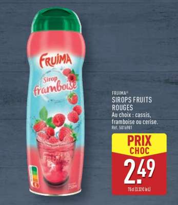 FRUIMA SIROPS FRUITS ROUGES