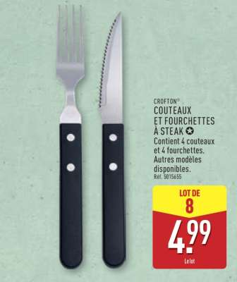 CROFTON COUTEAUX ET FOURCHETTES À STEAK