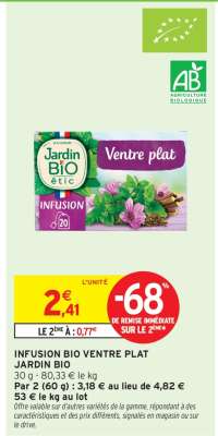 INFUSION BIO VENTRE PLAT