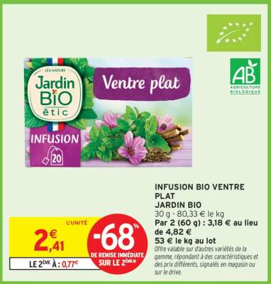 INFUSION BIO VENTRE PLAT