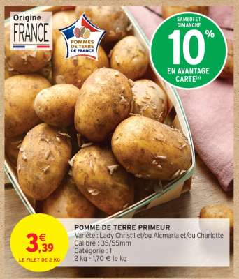 Pomme de terre Primeur