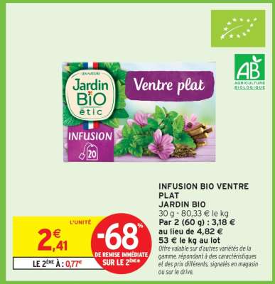 INFUSION BIO VENTRE PLAT