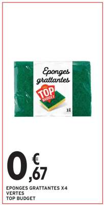 EPONGES GRATTANTES X4