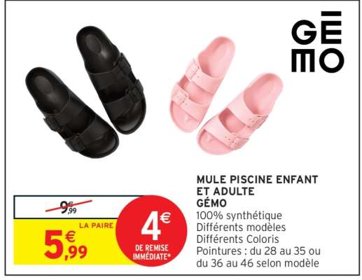 Mule Piscine Enfant et Adulte