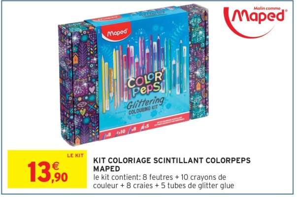 KIT COLORIAGE SCINTILLANT COLORPEPS MAPED
