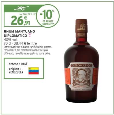 Rhum Mantuano Diplomatico
