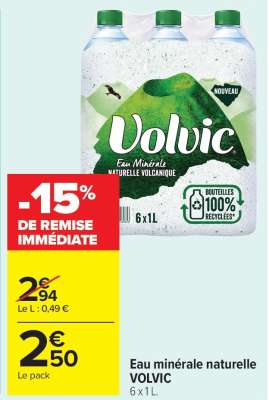 Eau Minérale Naturelle Volvic