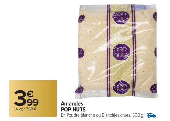 Amandes POP NUTS