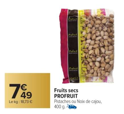 Fruits secs PROFRUIT