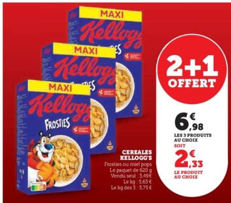 Céréales Kellogg's Frosties