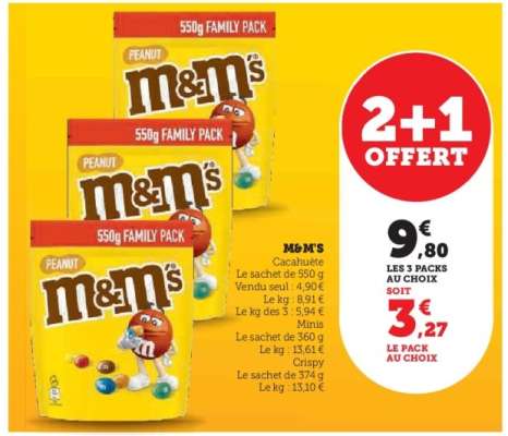 M&M's Peanut 550g Family Pack