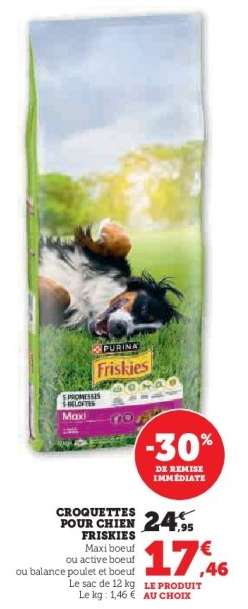 CROQUETTES POUR CHIEN FRISKIES