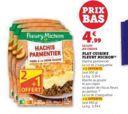Plat Cuisiné Fleury Michon