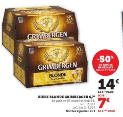 BIERE BLONDE GRIMBERGEN 6,7°