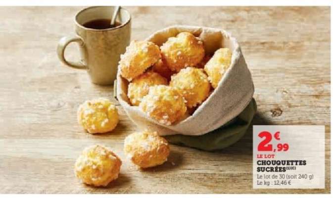 CHOUQUETTES SUCRÉES