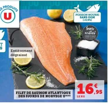 FILET DE SAUMON ATLANTIQUE DES FJORDS DE NORVEGE