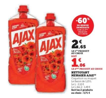 NETTOYANT MENAGER AJAX