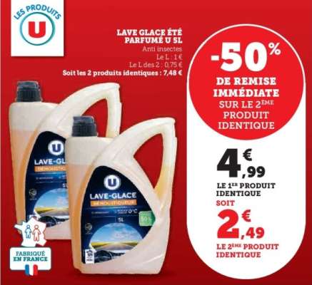 Lave Glace Été Parfumé U 5L