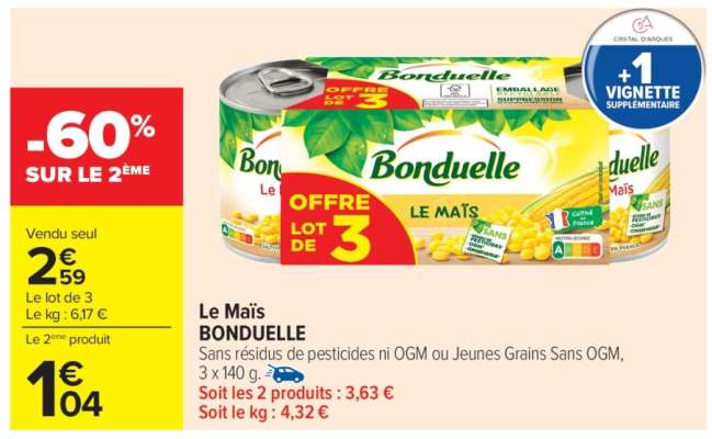 Le maïs BONDUELLE