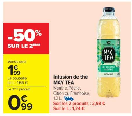 Infusion de thé MAY TEA