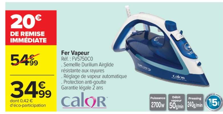 Fer vapeur