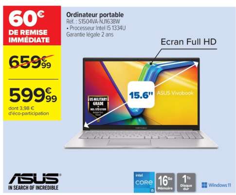 Ordinateur portable ASUS Vivobook