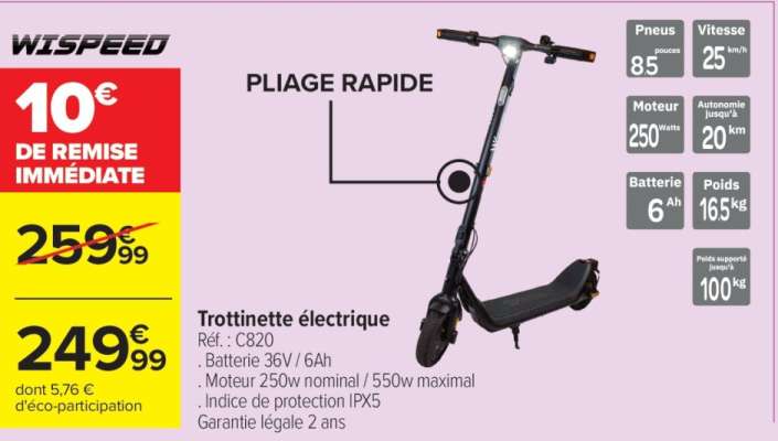Trottinette électrique