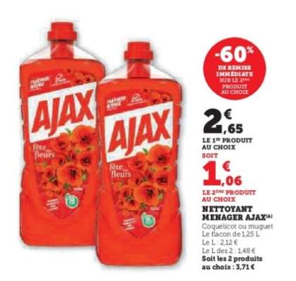 NETTOYANT MENAGER AJAX